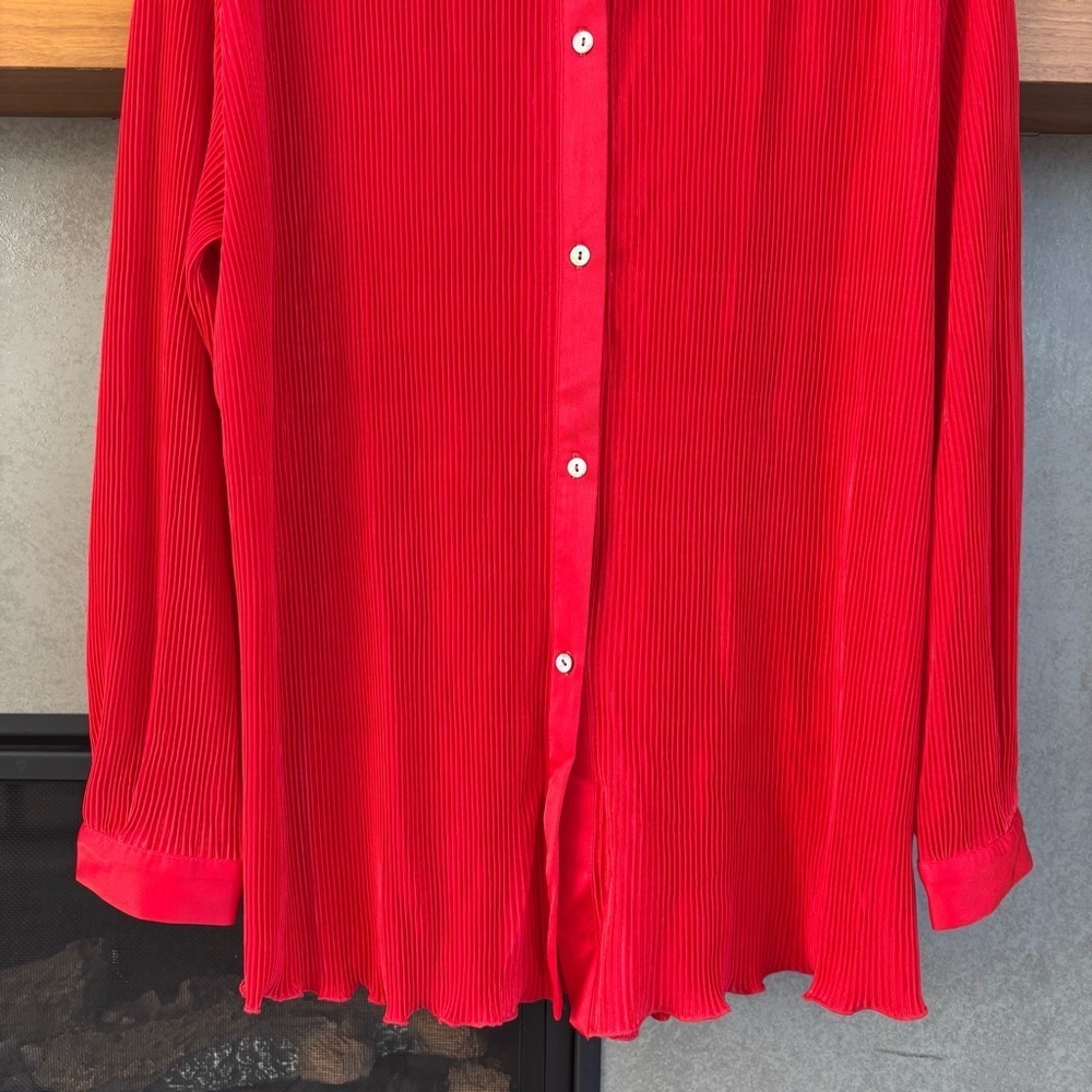 NWOT SLEEPER Origami Pajama Set - flame red, Size S - Picture 8 of 16